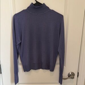 Zara Elegant Lavender Turtleneck Sweater